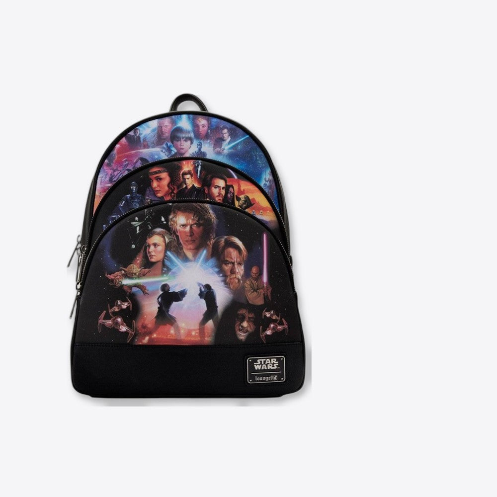 Mini mochila loungefly star wars trilogia 2 (imagen 6 de 6)