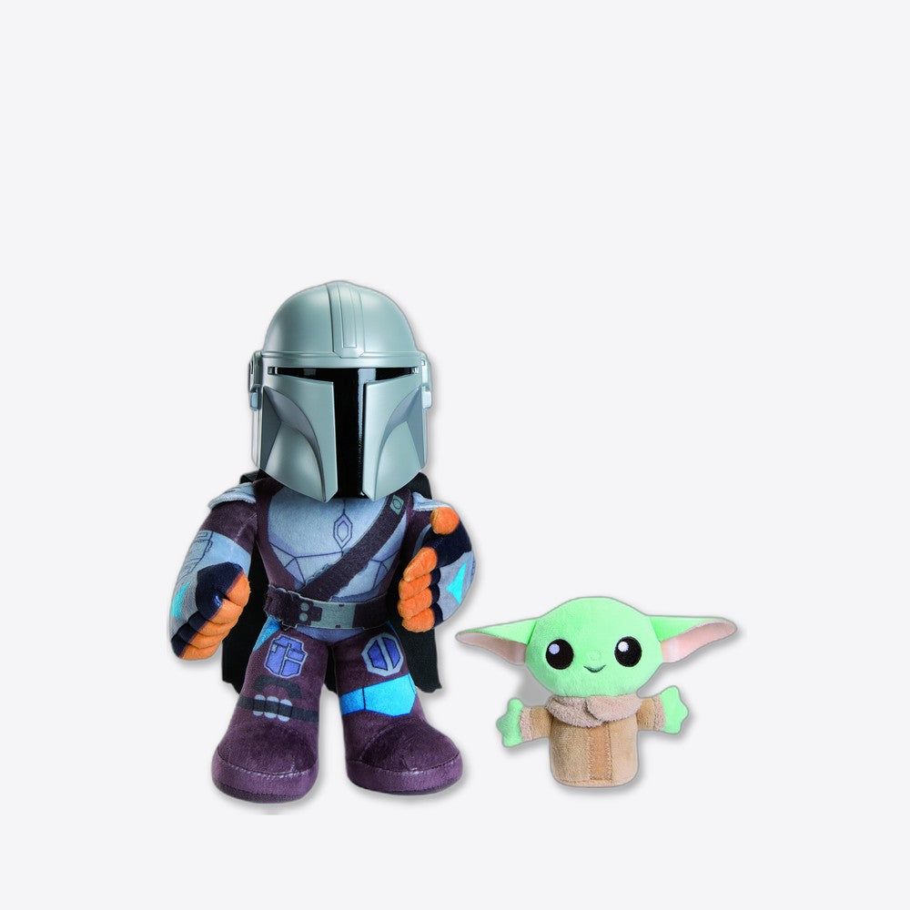 Desconocido Peluche mattel star wars clan de dos mandalorian y grogu (imagen 4 de 6)