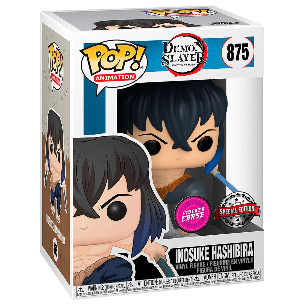 Funko Figura POP Demon Slayer Kimetsu no Yaiba Inosuke Hashibira Exclusive Chase