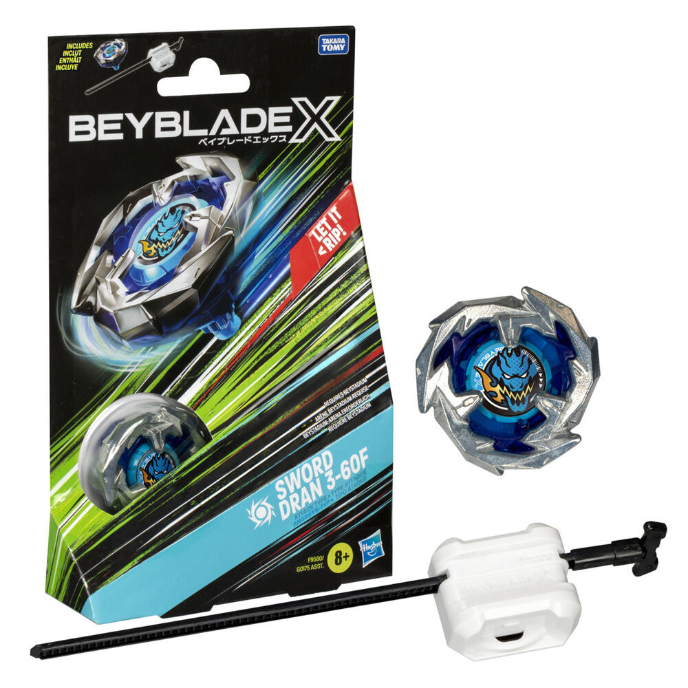 Sword Dran 3-60F Beyblade | Juego Kit Inicial | Hasbro