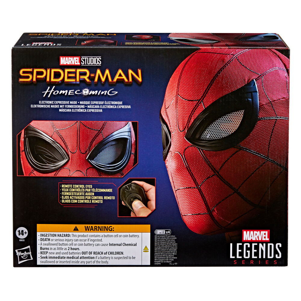 Hasbro Mascara electronica Spider-Man: Homecoming Marvel Legends Series (imagen 2 de 10)