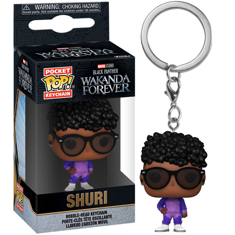 Funko Pocket POP Marvel Black Panther Wakanda Forever Shuri Llavero