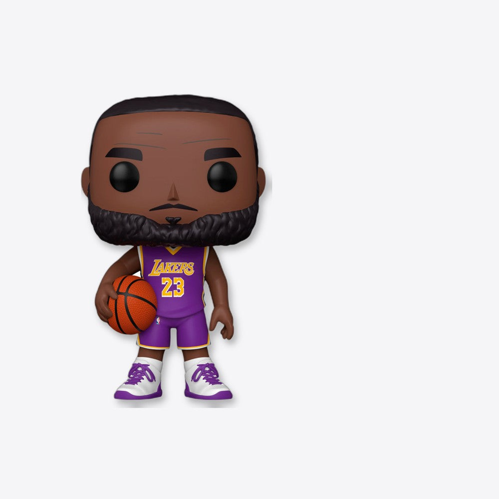 Funko Figura POP NBA Lakers LeBron James Purple Jersey 25cm (imagen 6 de 6)