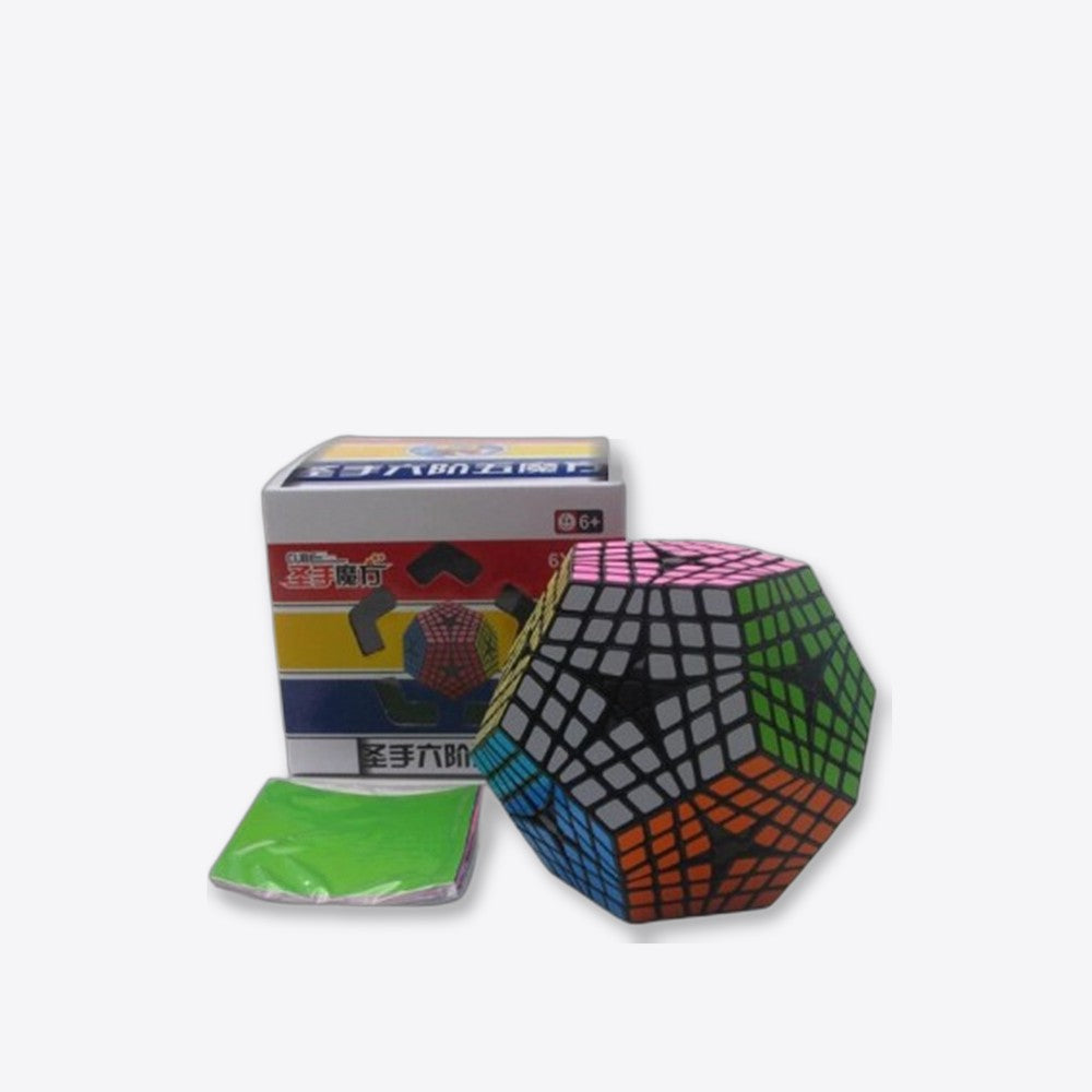 Cubo de rubik shengshou elite kilominx 6x6x6 negro (imagen 4 de 6)