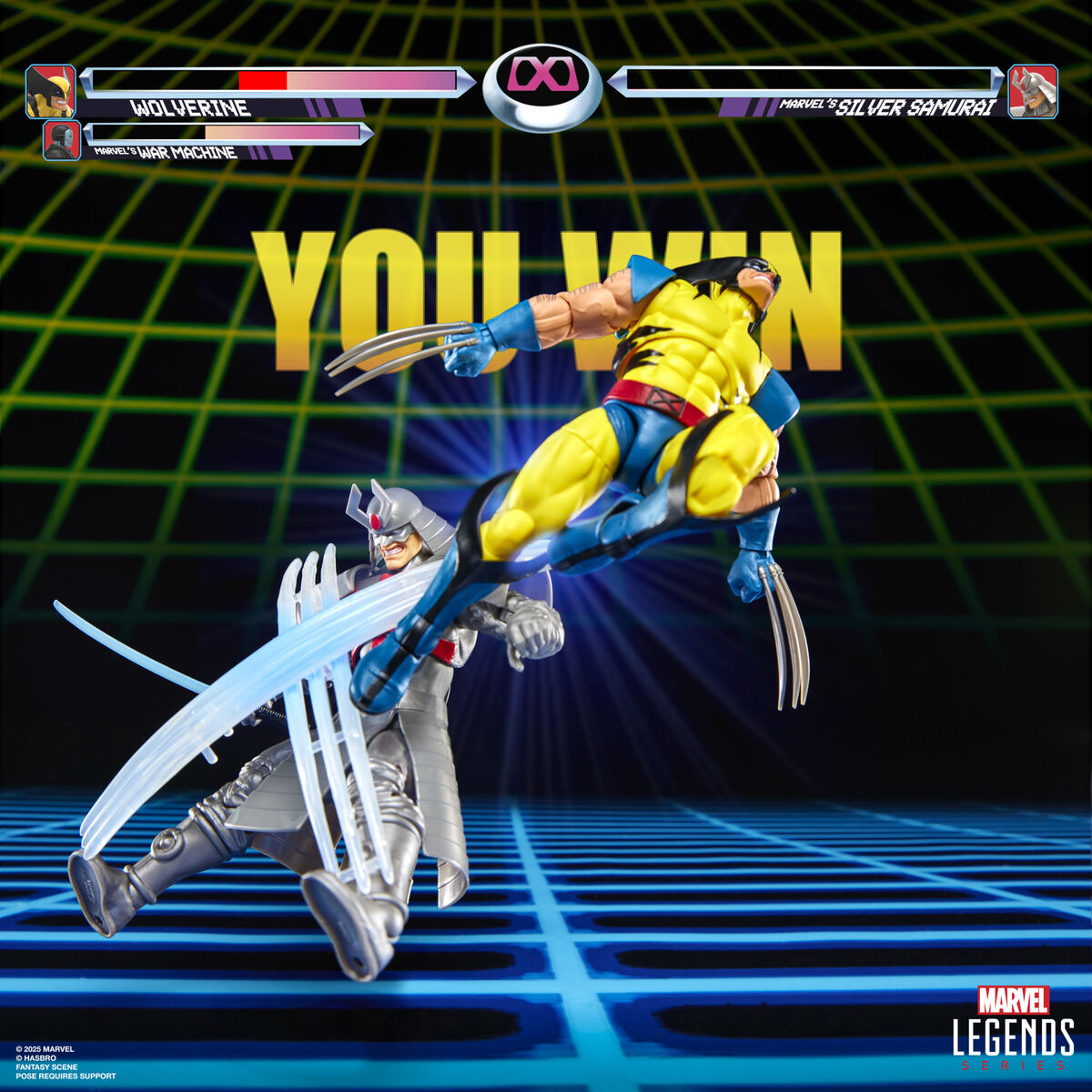 Hasbro Blister 2 figuras Wolverine & Silver Samurai Gameverse Marvel Legends 15cm (imagen 7 de 10)