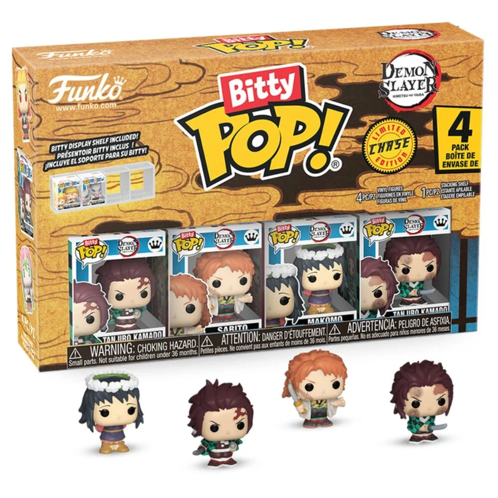 Demon Slayer Blister 4 Bitty POP Tanjiro y amigos Funko