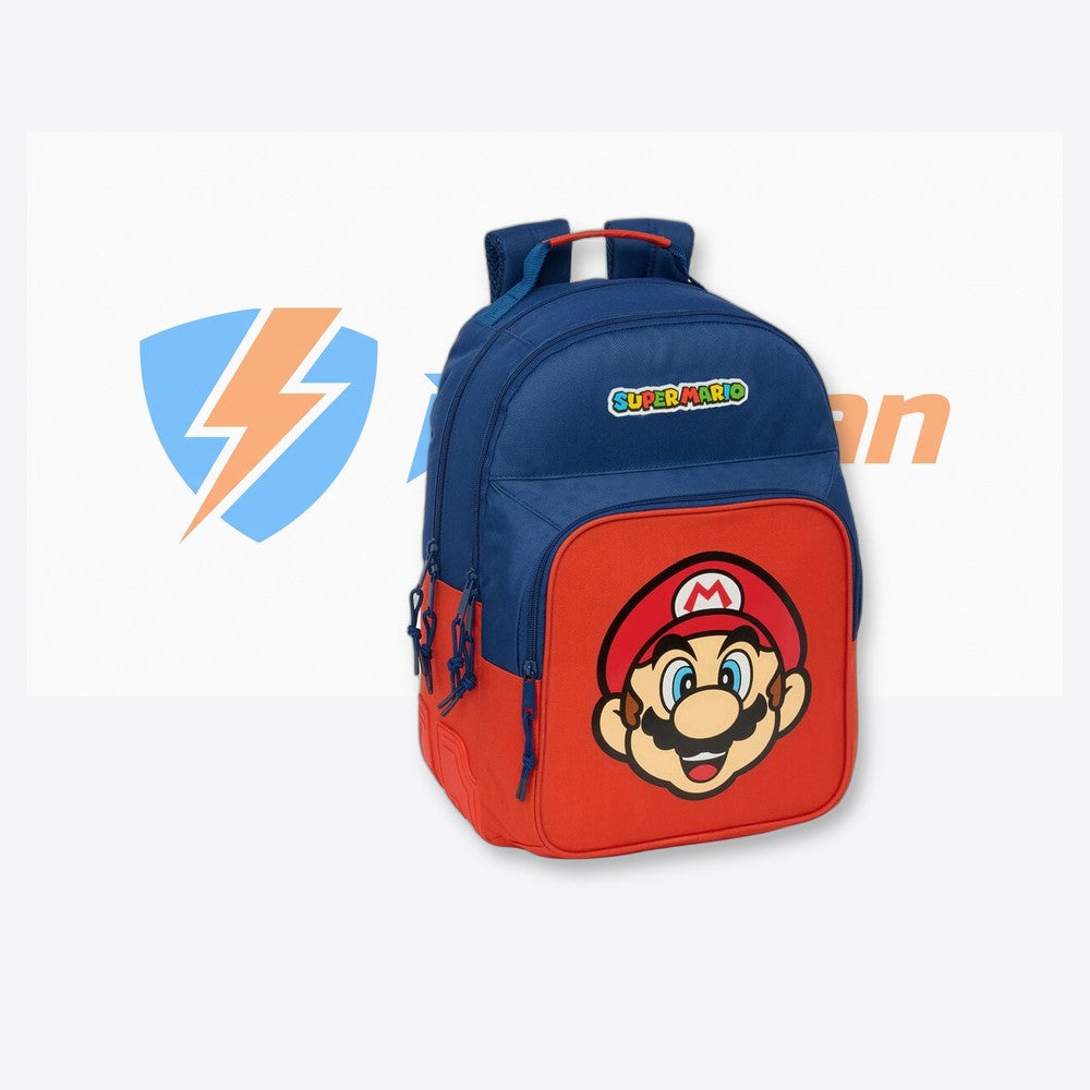 Safta Mochila Mamma Mia Super Mario Bros 42cm adaptable (imagen 6 de 6)