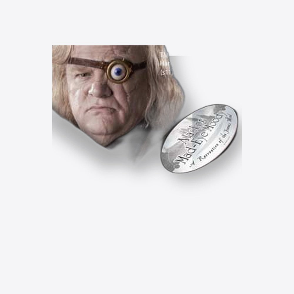 Replica the noble collection harry potter alastor moody varita con caja y placa de identificacion (imagen 5 de 6)