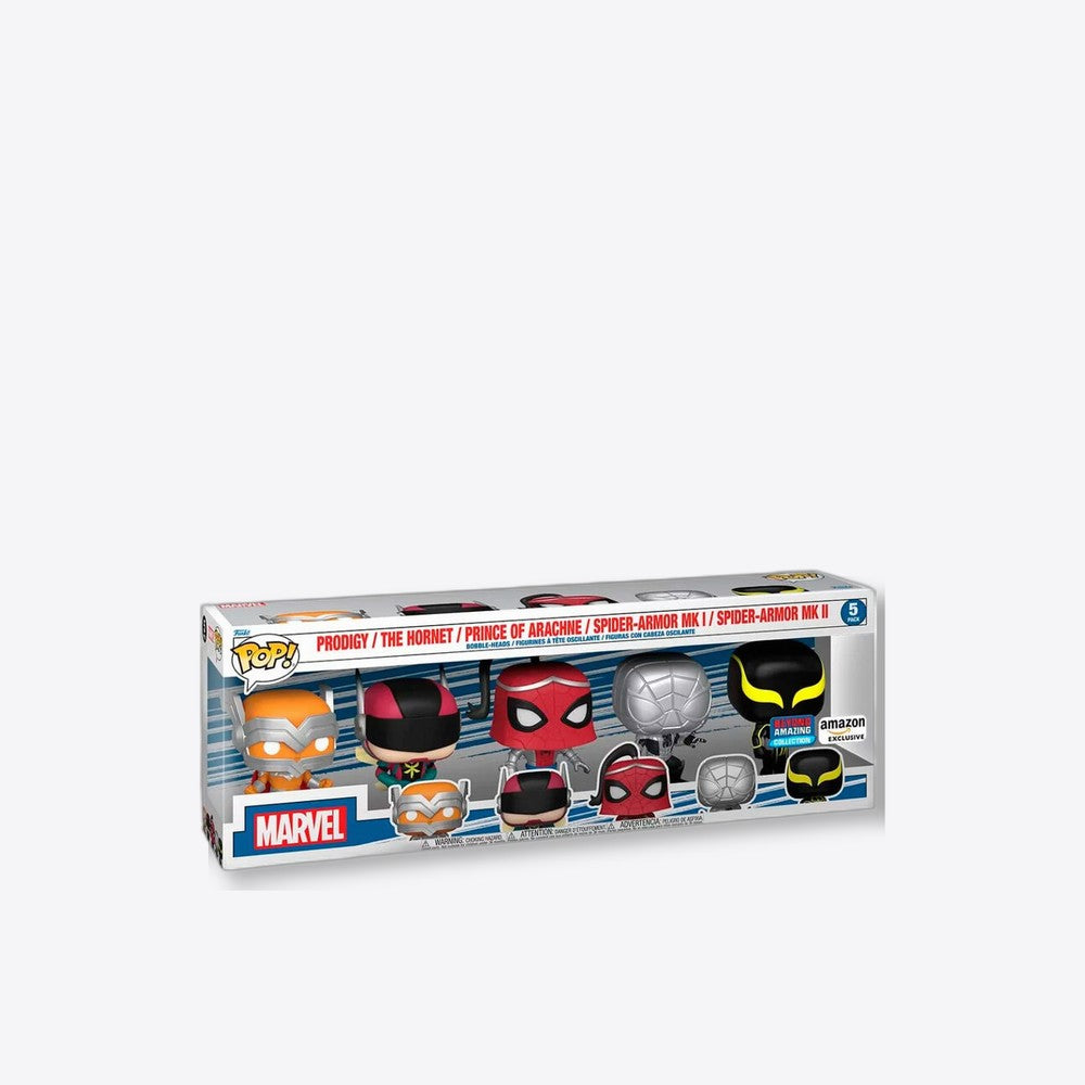 Funko Blister 5 figuras POP Marvel Spiderman Exclusive (imagen 5 de 6)