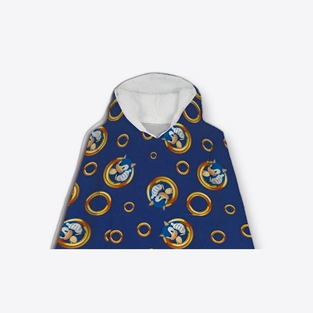 Sega Bata sudadera oversize Sonic the Hedgehog coral infantil (imagen 4 de 6)