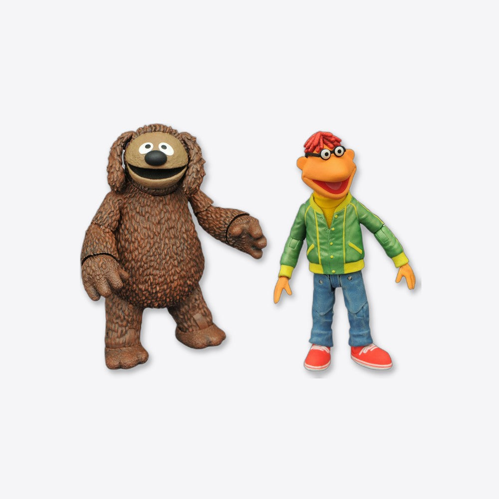 Set de 2 figuras diamond select toys the muppets los teleñecos scooter and rowlf (imagen 2 de 6)