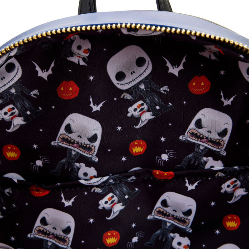 Mochila Jack Skellington Pesadilla Antes de Navidad Disney Loungefly 30cm (imagen 6 de 7)