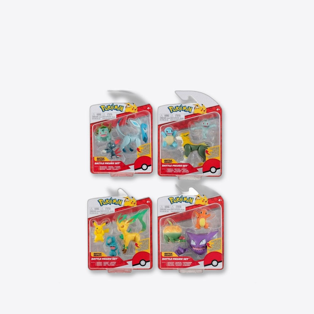 Jazwares Pack de 3 fuguras pokemon batalla ola 10 surtido de 4 (imagen 4 de 6)