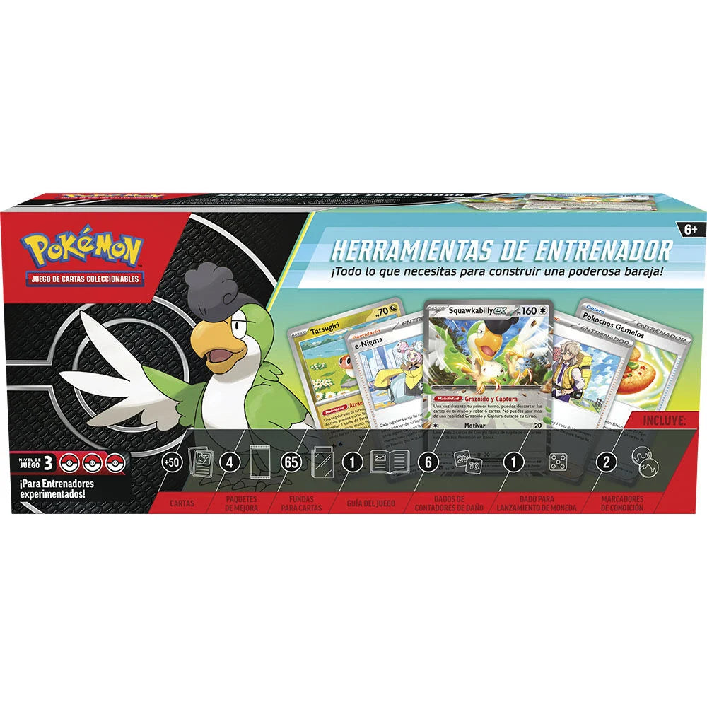 Pokemon Estuche Cartas Herramientas Entrenador Español