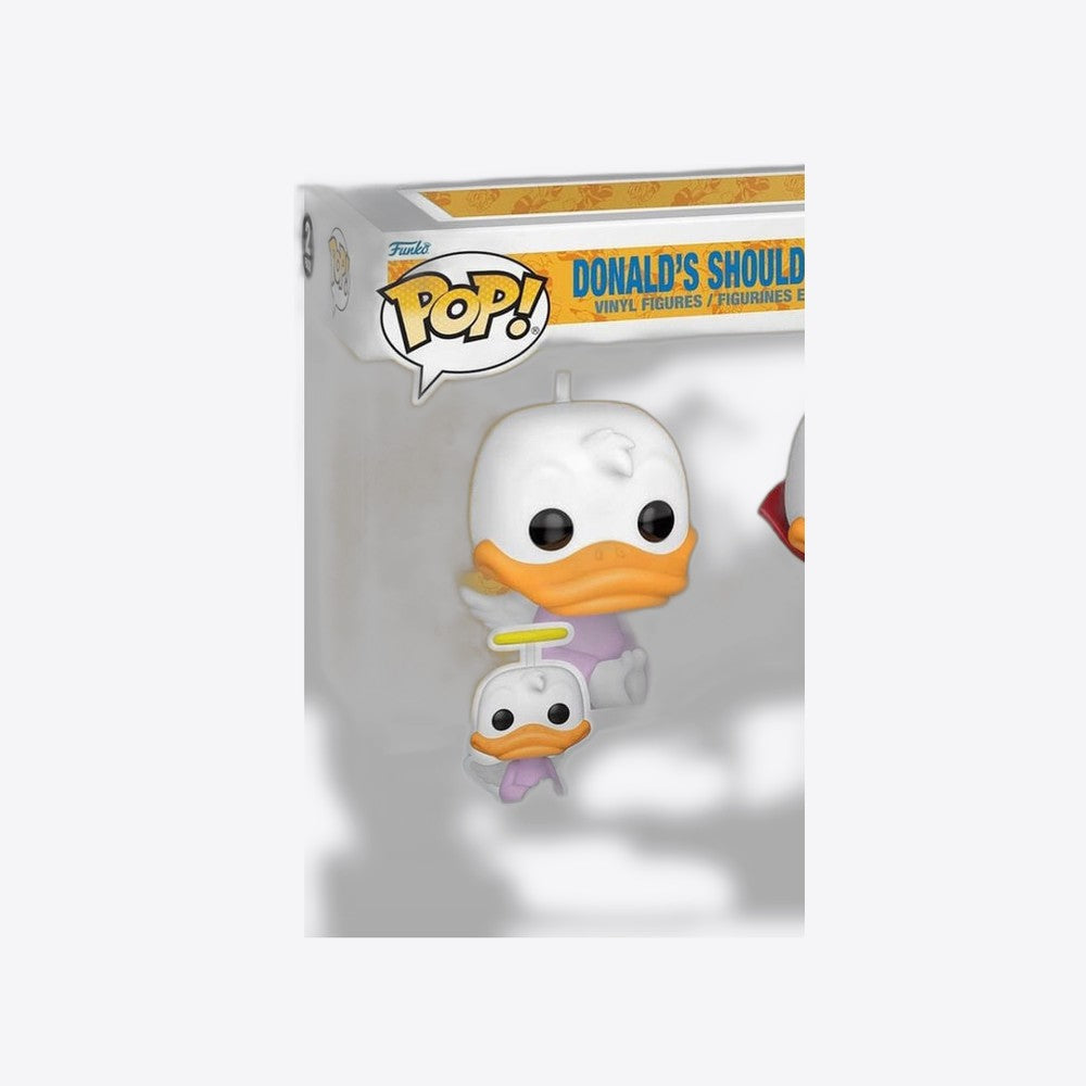 Funko Blister 2 Figuras POP Disney Donald Duck - Donald Angel & Devil Exclusive (imagen 4 de 6)