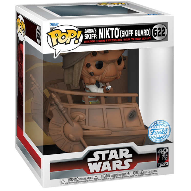 Funko Figura POP Deluxe Star Wars Nikto Skiff Guard Exclusive (imagen 2 de 3)