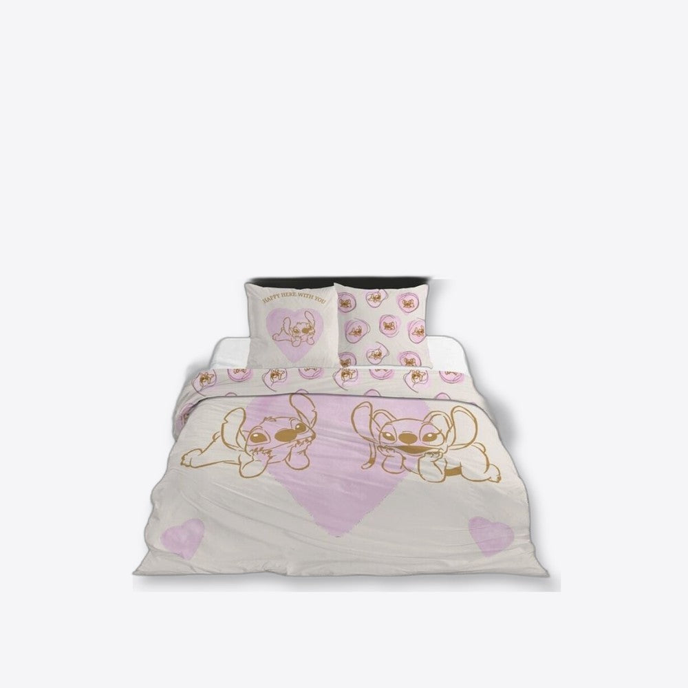 Funda nordica Stitch & Angel Disney cama 135cm policotton (imagen 5 de 6)