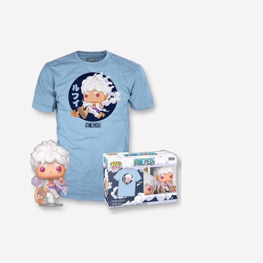 Funko Set figura POP & Tee One Piece Luffy Fifth Gear (imagen 6 de 6)