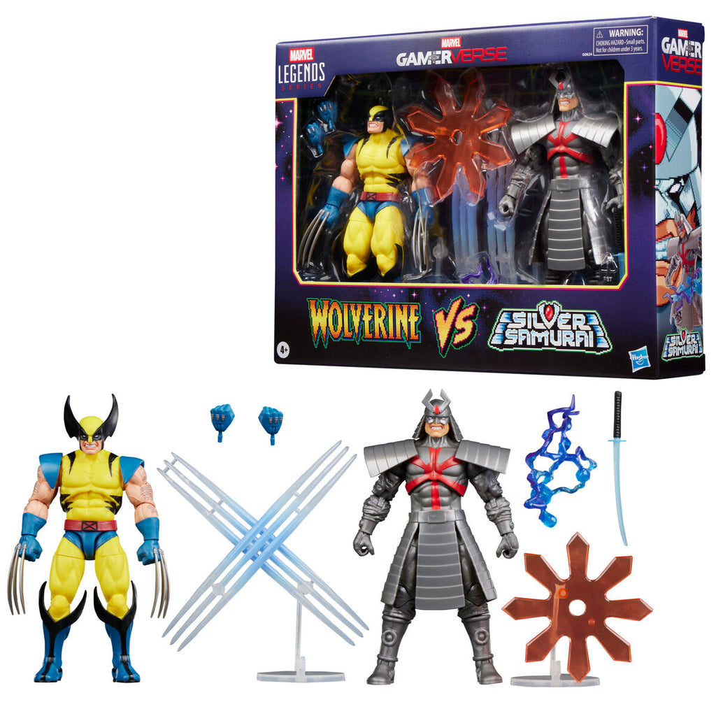 Hasbro Blister 2 figuras Wolverine & Silver Samurai Gameverse Marvel Legends 15cm (imagen 3 de 10)