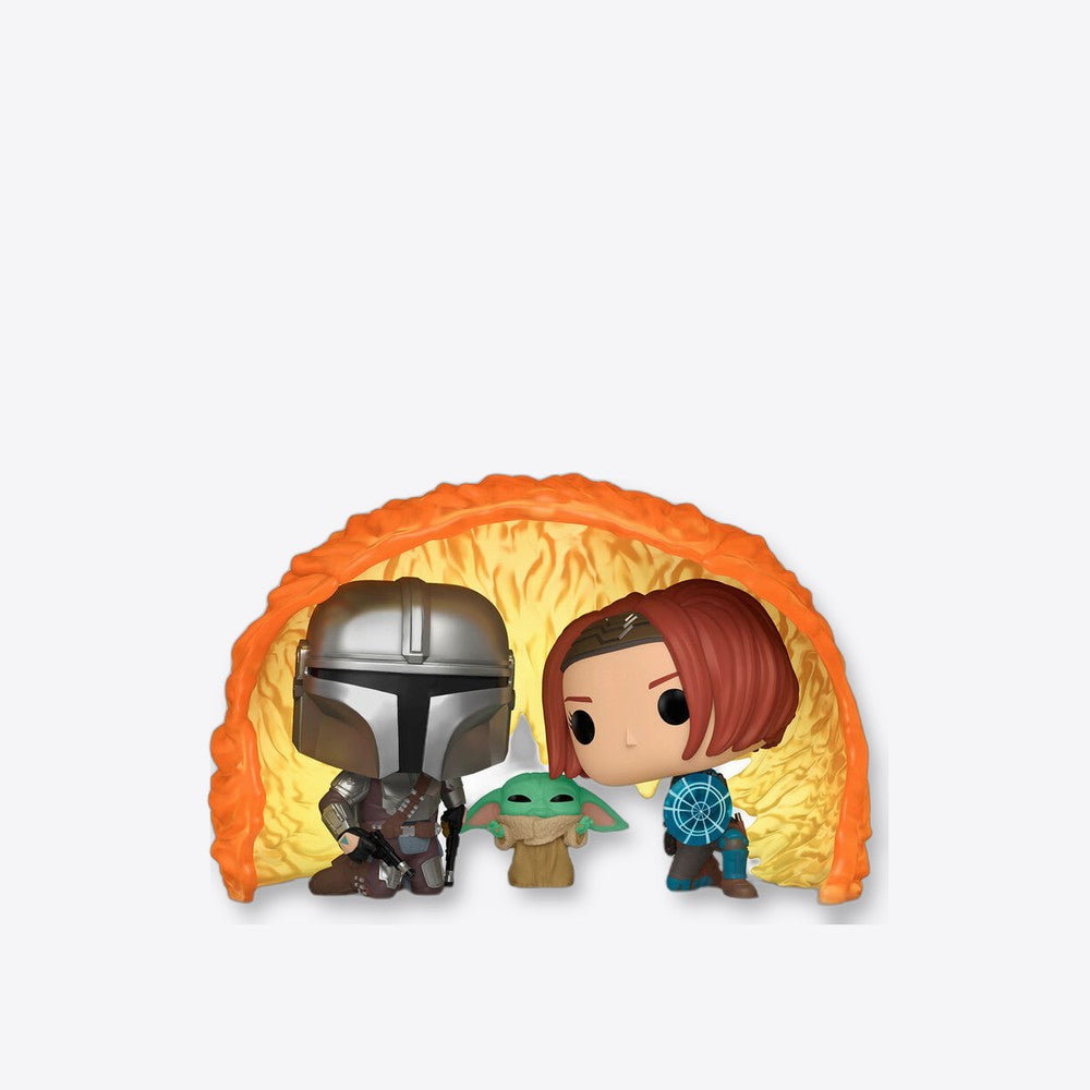 Funko Figura POP Moments Star Wars The Mandalorian Grogu Force Barrier (imagen 5 de 6)