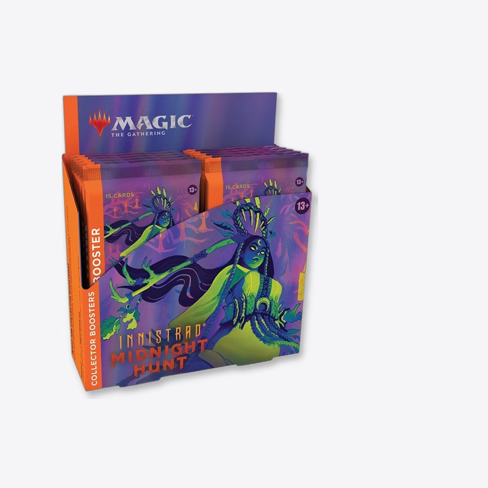 Juego de cartas collector booster wizards of the coast magic the gathering midnight hunt 12 sobres ingles (imagen 6 de 6)