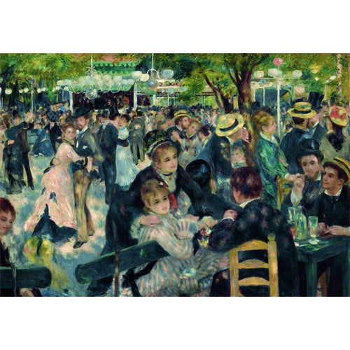 Bal du Moulin de la Galette Puzzle - 1000 Piezas | Clementoni