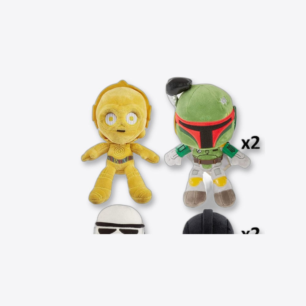 Desconocido Surtido peluches mattel star wars 20 cm 6 unidades (imagen 3 de 6)