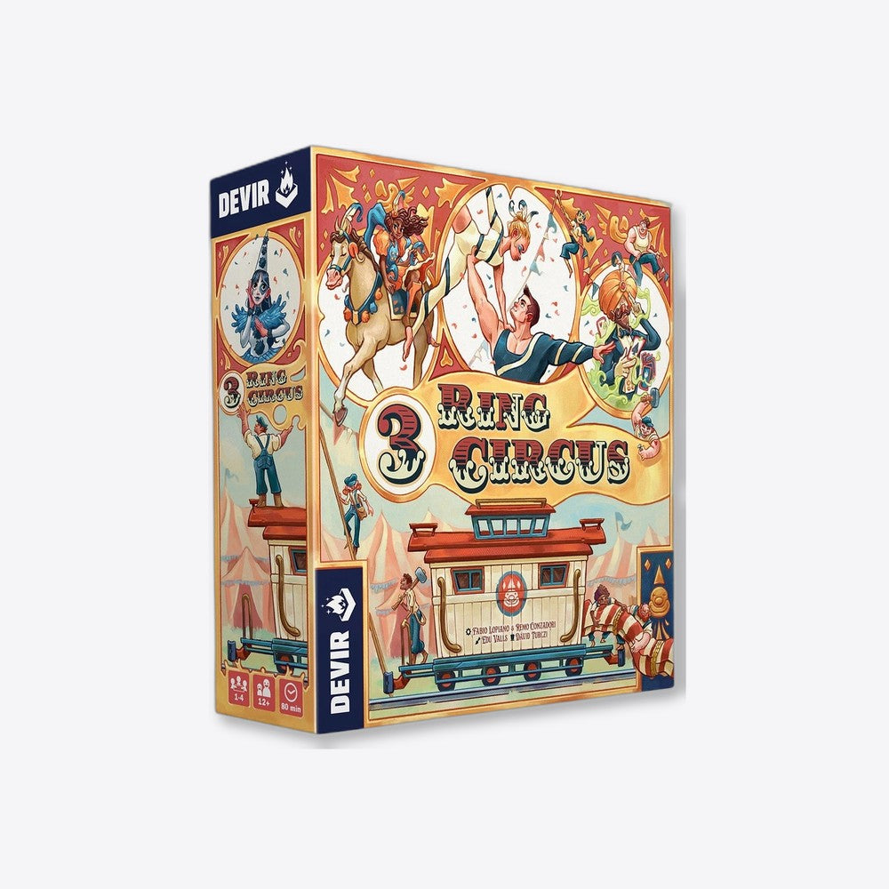 Juego de mesa devir 3 ring circus (imagen 2 de 6)