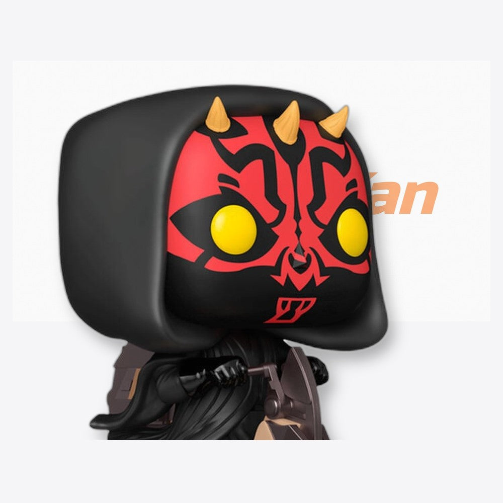 Funko Figura POP Rides Deluxe Star Wars Darth Maul On Bloodfin Speeder (imagen 4 de 6)