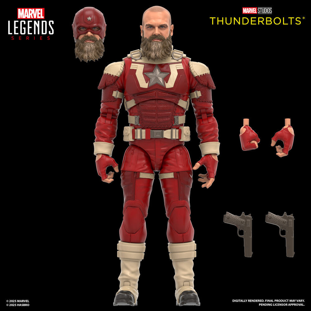 Hasbro Blister 2 figuras Yelena Belova & Red Guardian Thunderbolts Marvel Legends 15cm (imagen 6 de 9)