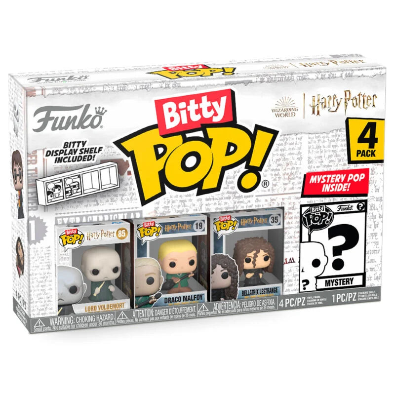 Harry Potter Blister 4 Figuras Bitty POP Voldemort