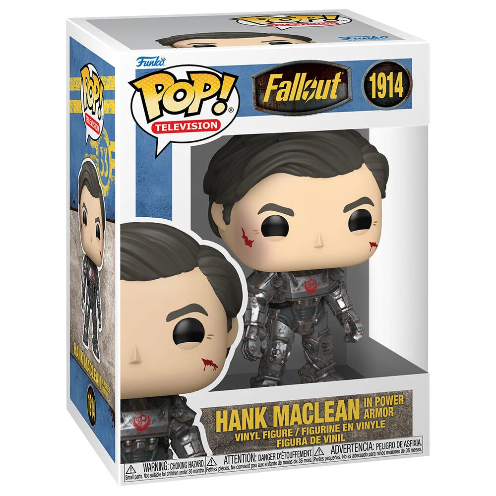 Fallout Figura POP Hank MacLean Armadura de Poder Funko