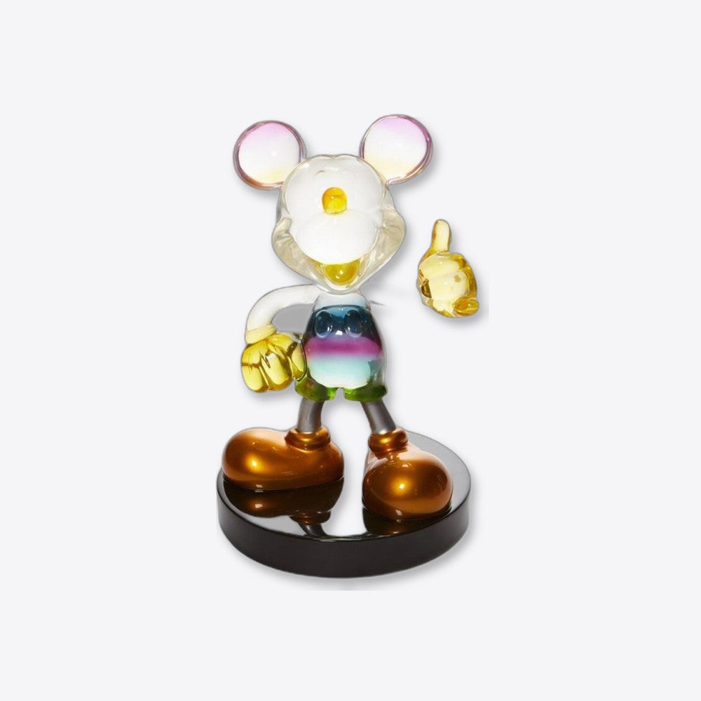 Figura resina enesco disney mickey & minnie grand jester mickey mouse (imagen 2 de 6)