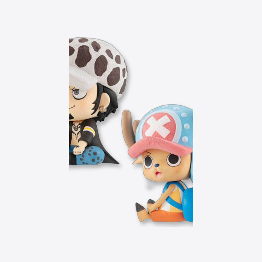Pack 2 figuras megahouse one piece look up trafalgar d law & tony tony chopper con regalos sorpresa (imagen 5 de 6)