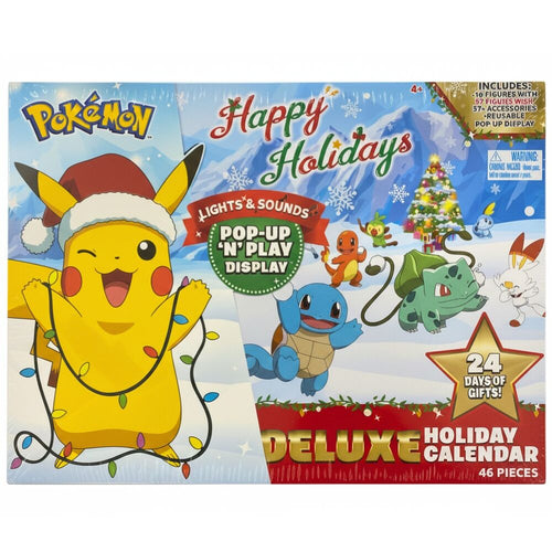 Jazwares Calendario adviento Deluxe Pokemon luces y sonido (imagen 2 de 4)