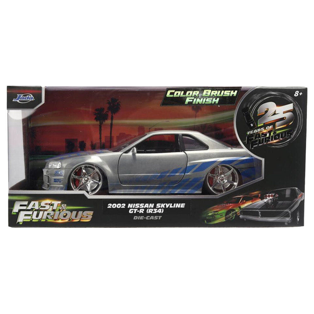 Jada Toys Coche Nissan Skyline GT-R 2002 Fast and Furious