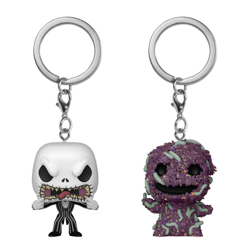 Disney Pesadilla Antes de Navidad Blister 2 Llaveros POP Jack & Oogie Boogie