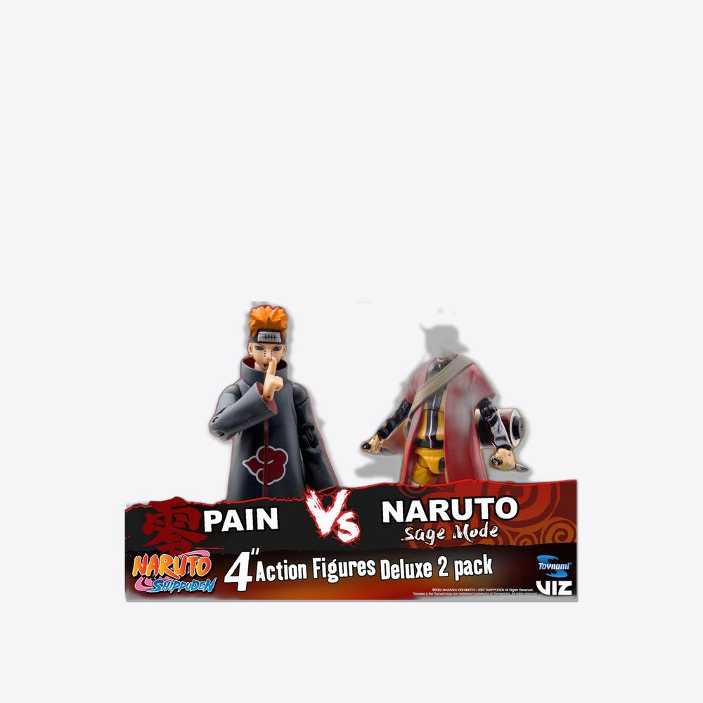 Desconocido Pack 2 figuras toynami naruto naruto sage mode vs pain exclusiva (imagen 4 de 6)