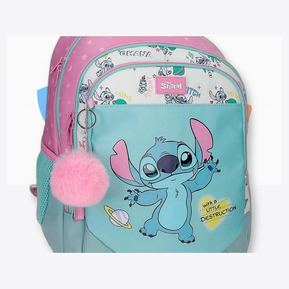 Joumma Bags Mochila Little Destruction Stitch Disney 42cm adaptable (imagen 6 de 6)