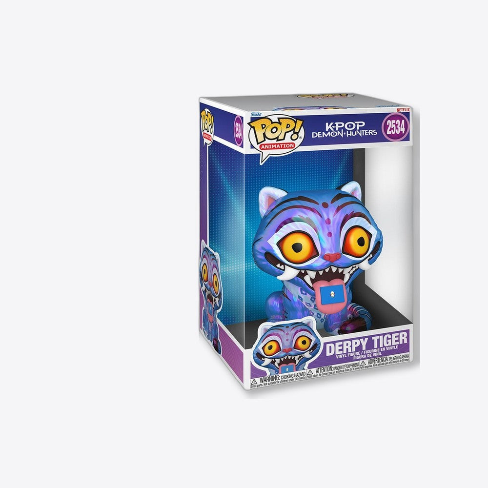 Funko Figura POPJumbo KPop Demon Hunters Derpy Tiger (imagen 5 de 6)