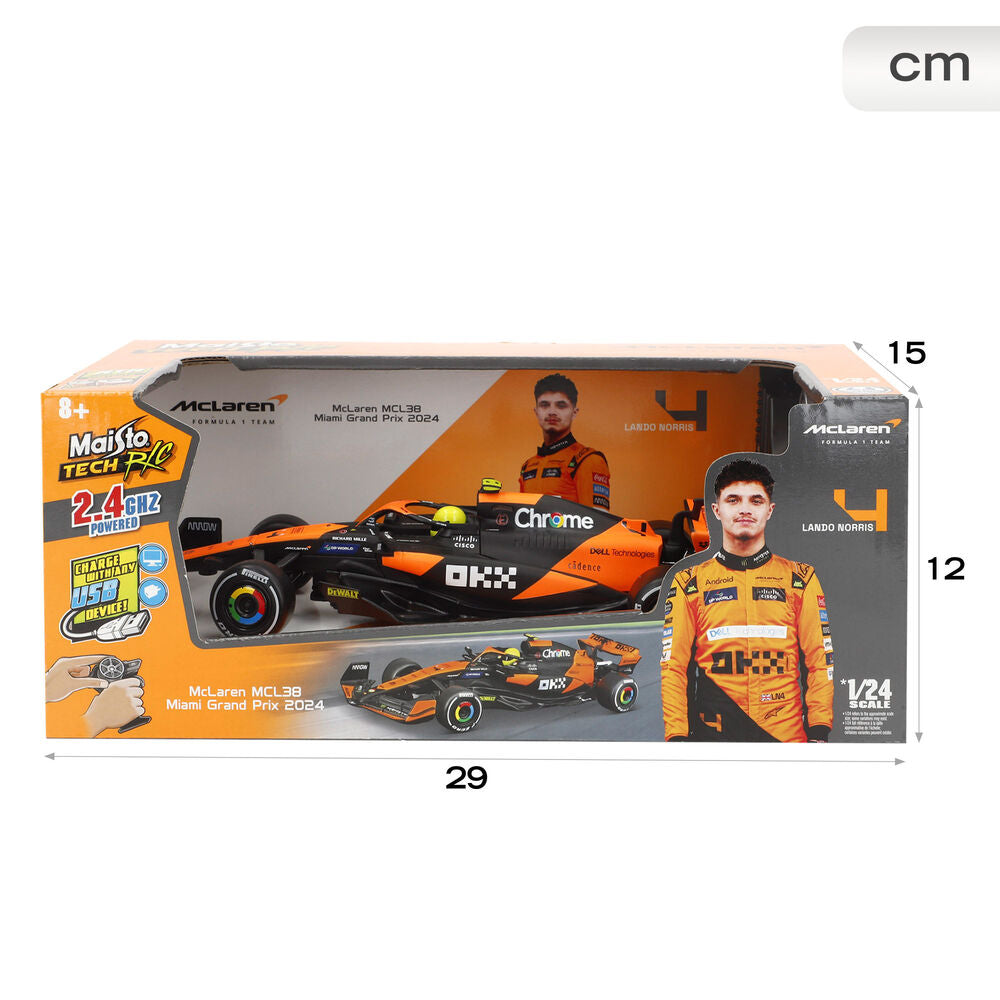 McLaren Coche RC MCL38 Radio Control Maisto