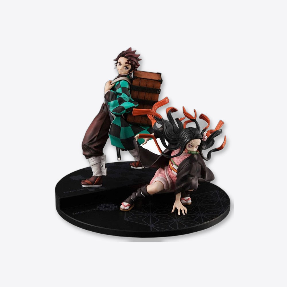 Figura megahouse serie g.e.m. demon slayer kimetsu no yaiba kamado brother & sis (imagen 2 de 6)