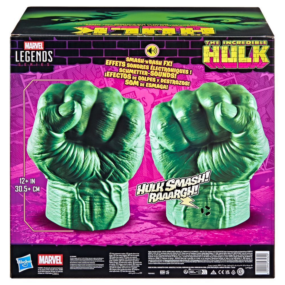 Hasbro Puños Premium El Increible Hulk Marvel Legends Series (imagen 3 de 7)