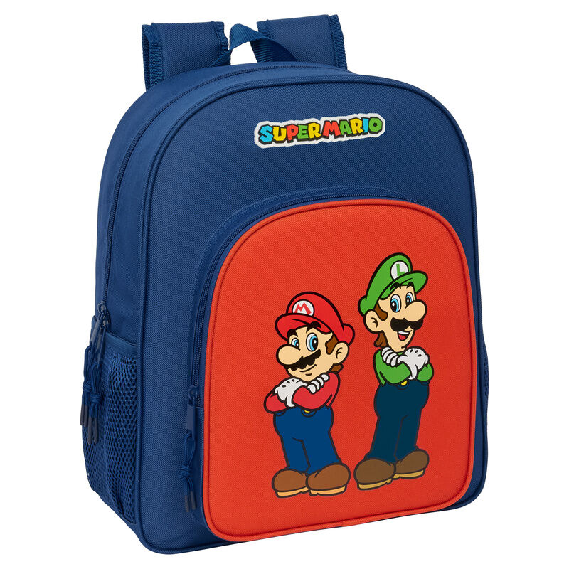 Safta Mochila Mamma Mia Super Mario Bros 38cm adaptable