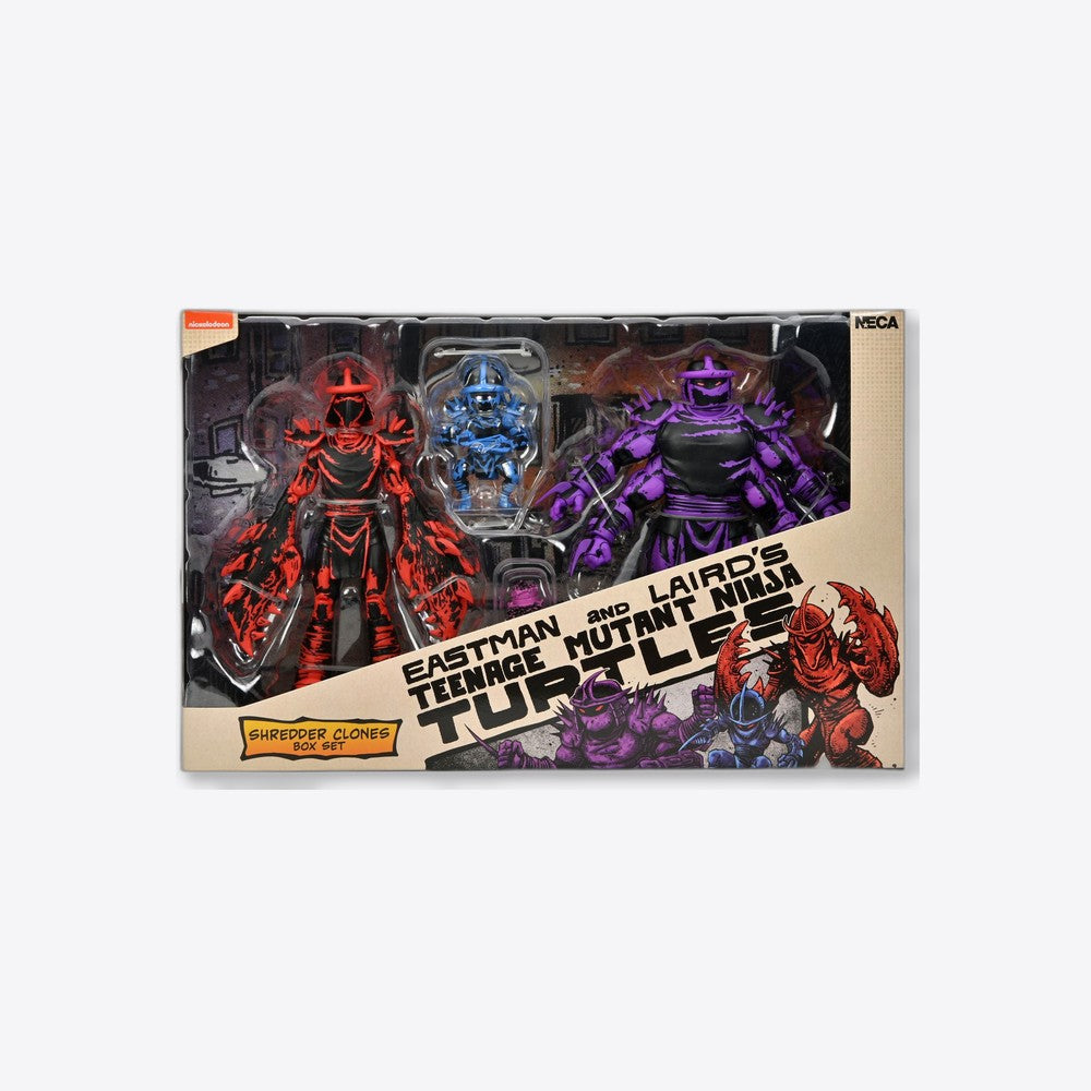 Figura neca teenage mutant ninja turtles mirage comics shredder clones box set 18cm (imagen 2 de 6)