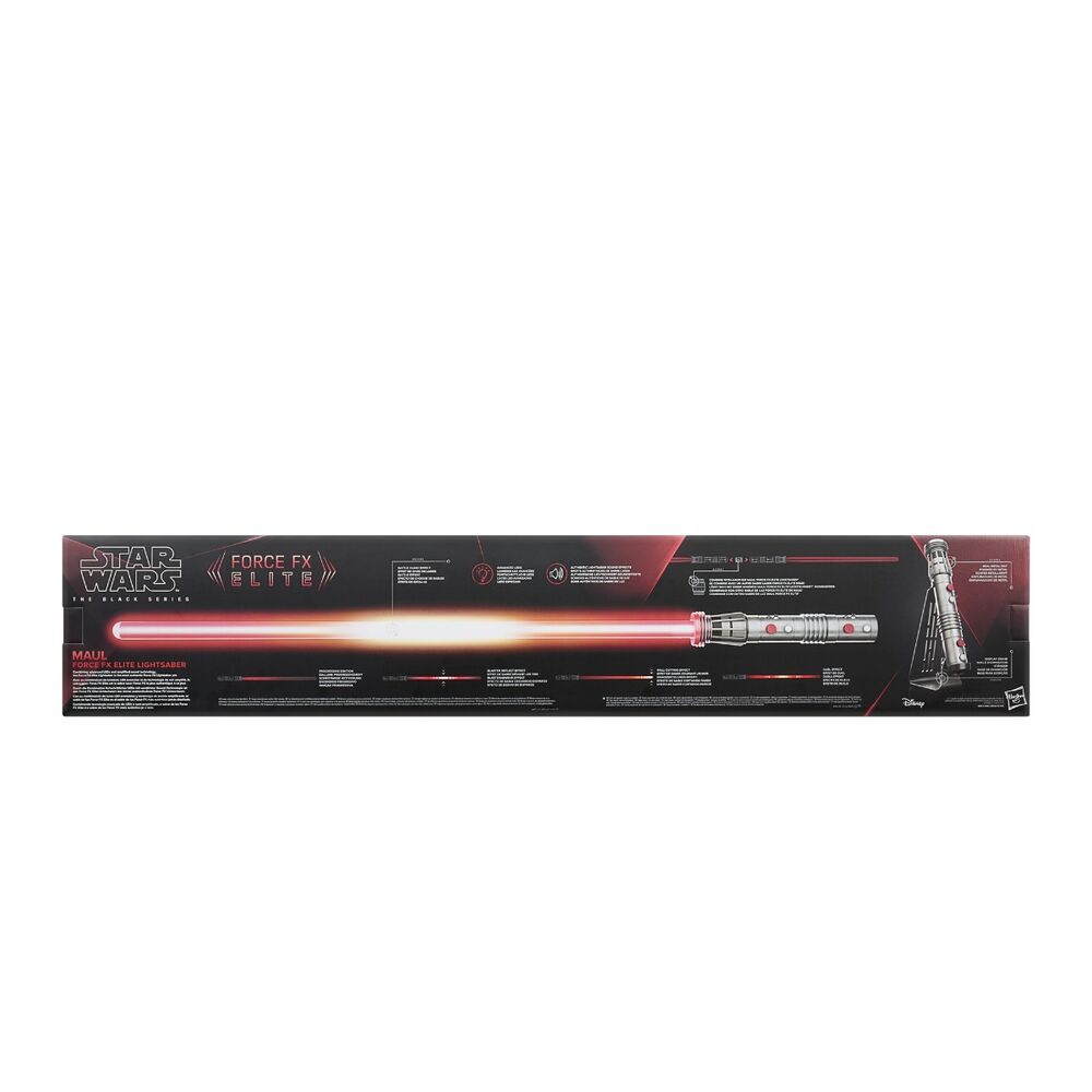Hasbro Replica sable de luz electronico Force FX Elite de Maul Star Wars (imagen 2 de 10)