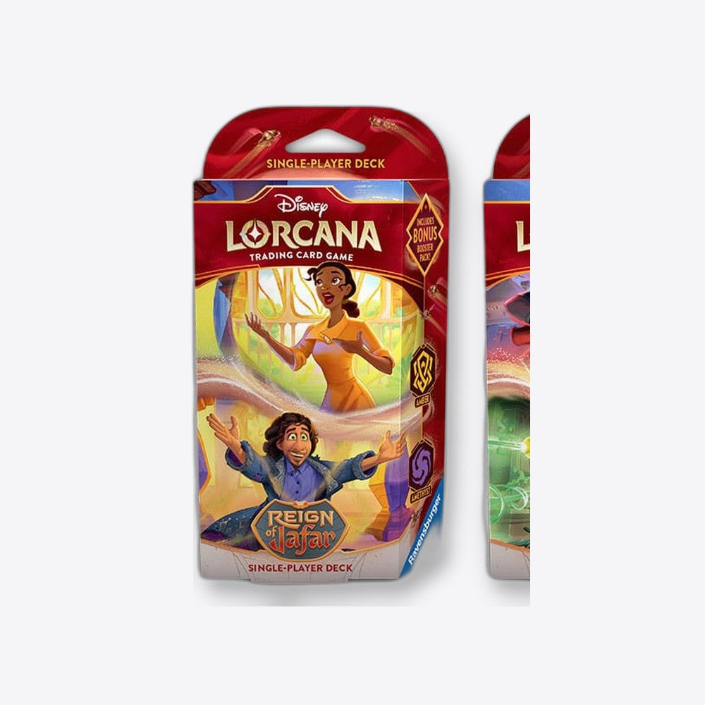 Ravensburger Lorcana tcg -  mazos de inicio disney reinado de jafar 8 unidades inglés (imagen 3 de 6)
