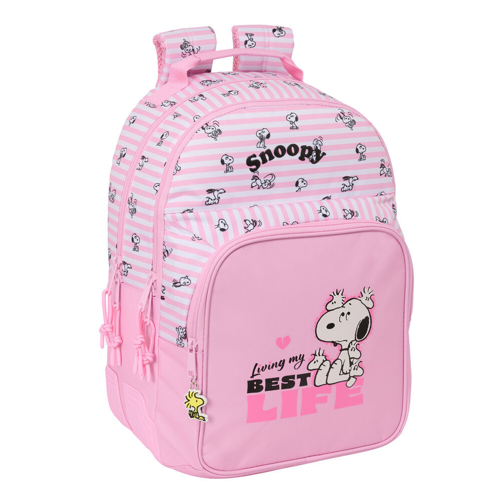 Safta Mochila Snoopy 42cm adaptable