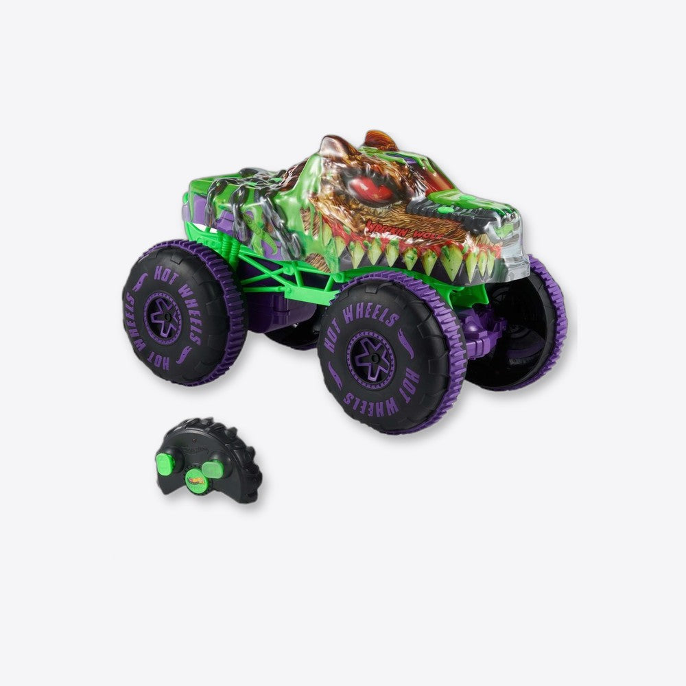 Mattel Coche radio control Wreckin Wolf Hot Wheels (imagen 6 de 6)