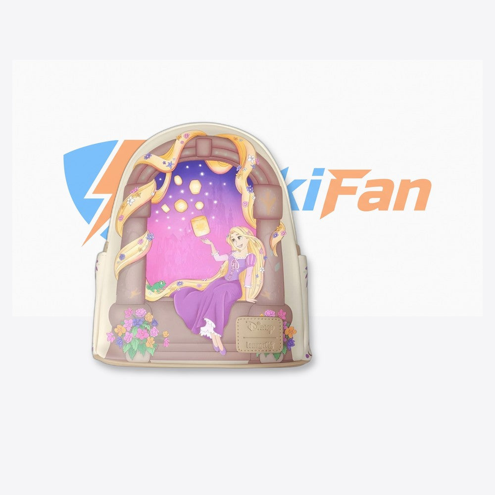 Lf | Lounfefly Mochila With Lanterns Scene Tangled Rapunzel Disney Loungefly 26cm (imagen 6 de 6)